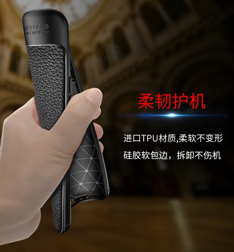 Funda de cuero de lujo para Xiaomi Redmi Note 8 Pro, carcasa trasera de silicona con anillo de soporte magnético - imagen 5