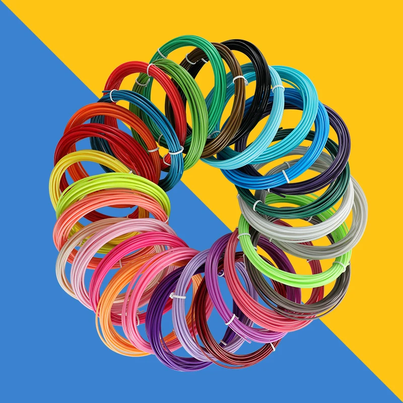 XCR-filamento de bolígrafo 3D PLA/PCL, 10/20/30 rollos de 5M de diámetro, 50M, 100M, 150M, materiales plásticos de impresión 3D, 1,75mm para bolígrafo de impresora 3D - imagen 2