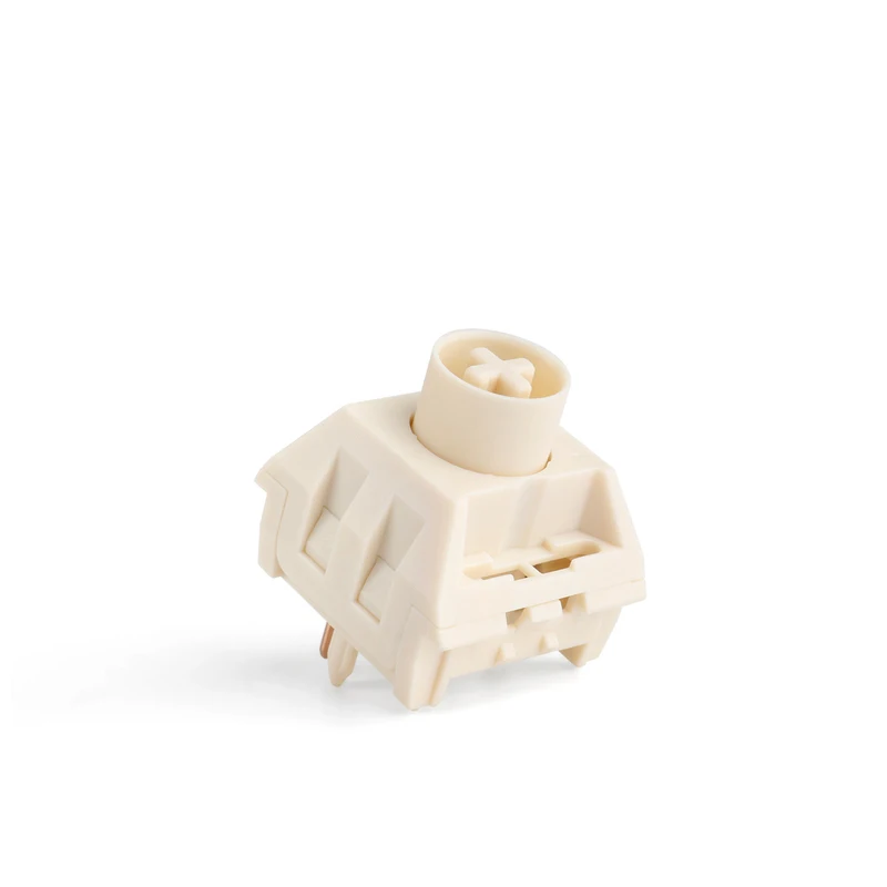 NovelKeys Kailh Cream Switch 5pin POM 55g Force MX interruptor de vástago para teclado mecánico retroiluminado 50m impermeable y a prueba de polvo - imagen 4