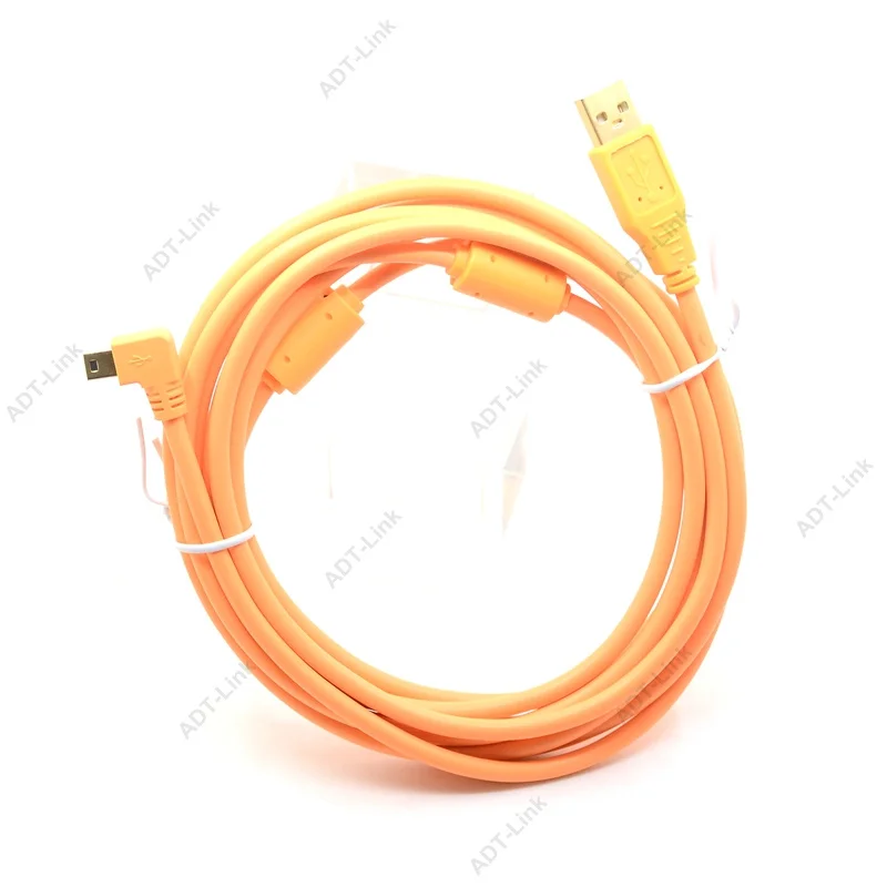 USB 2.0 a Mini-B de 5 pines, (3.0 m 5,0 m 8,0 m 10 m), Cable de puerto ORG USB Mini-B de 5 pines Conexión en ángulo a una cámara usando - imagen 3
