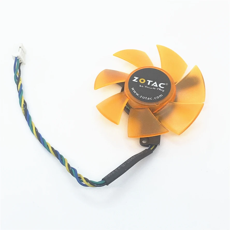 Tarjeta gráfica ultrasilenciosa de alta calidad, hoja de ventilador ZOTAC de 45MM, 47MM, diámetro de 39MM, agujero de paso de 12V y 4 pines - imagen 3