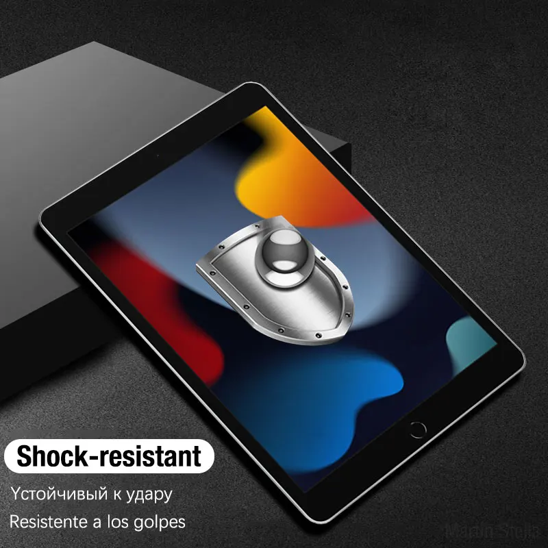 Para Ipad 10,2 9 9th 8 6th Mini 6 8,3 2021 5 4 Protector de pantalla de vidrio templado en Ipad Air 4 2020 3 2 1 Pro 11 12,9 10,5 9,7 película - imagen 4