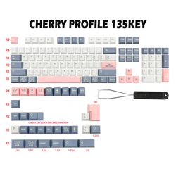 Juego de teclas PBT GMK-KEY Momo Yume, sublimación antidesgaste