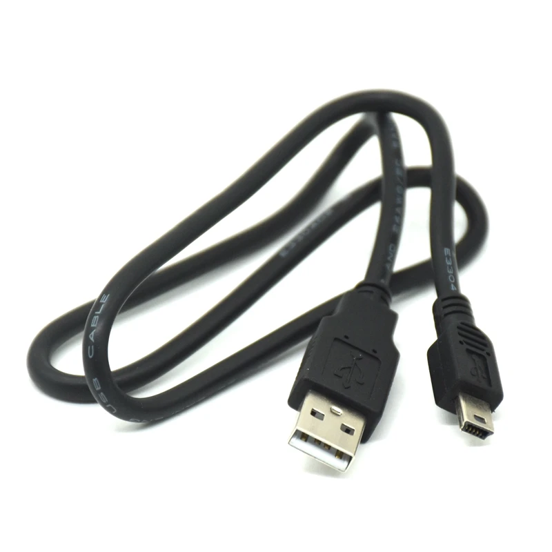Adaptador de Cable de carga de datos, extensión de cable corto de 30cm, 60cm, 2,0 cm, 1 pie y 1m, USB 100 A macho A Mini 5 pines B, 1 ud. - imagen 2