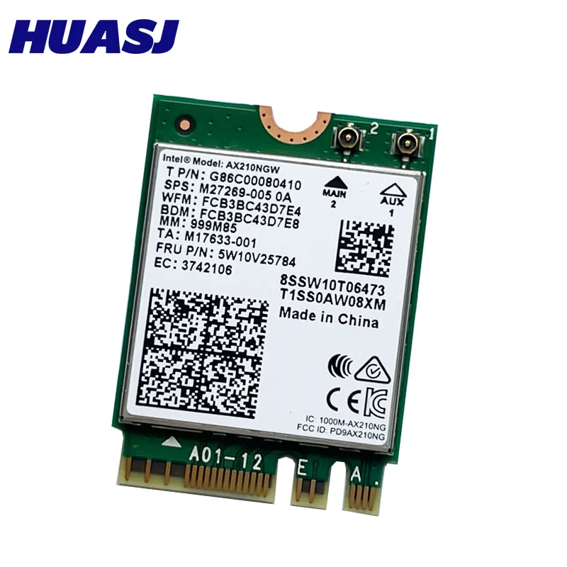 Intel AX210 WiFi 6E M.2 2400Mbps Bluetooth 5.2 - imagen 2