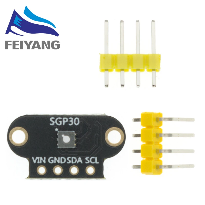 Sensor de Gas de medición de aire interior SGP30, probador de Detector de dióxido de carbono de formaldehído de calidad TVOC/eCO2 multipíxeles para Arduino
