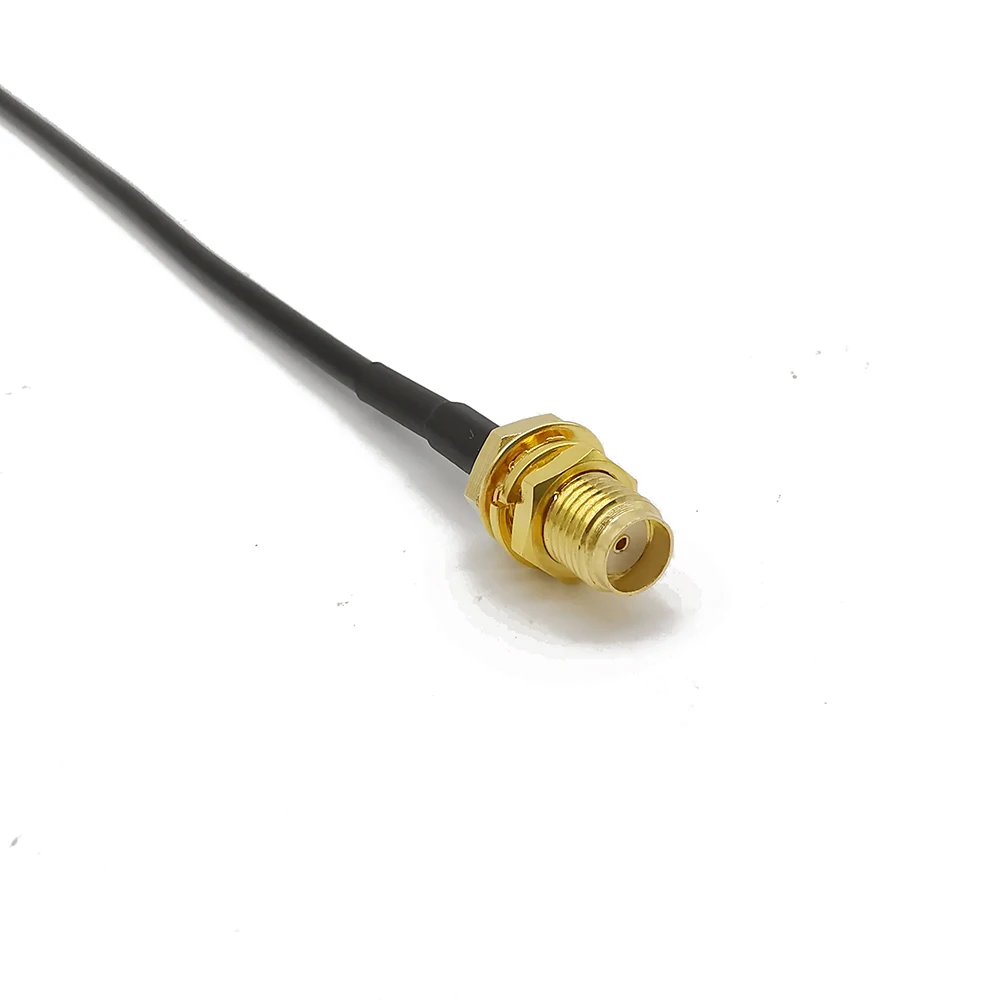 Adaptador de conector RF SMA macho a SMA hembra de ángulo recto, Cable de extensión, antena WiFi SMA a SMA de 3-15 metros - imagen 5