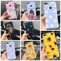 Funda Silicona Huawei P Smart 2018 - Flores Margaritas
