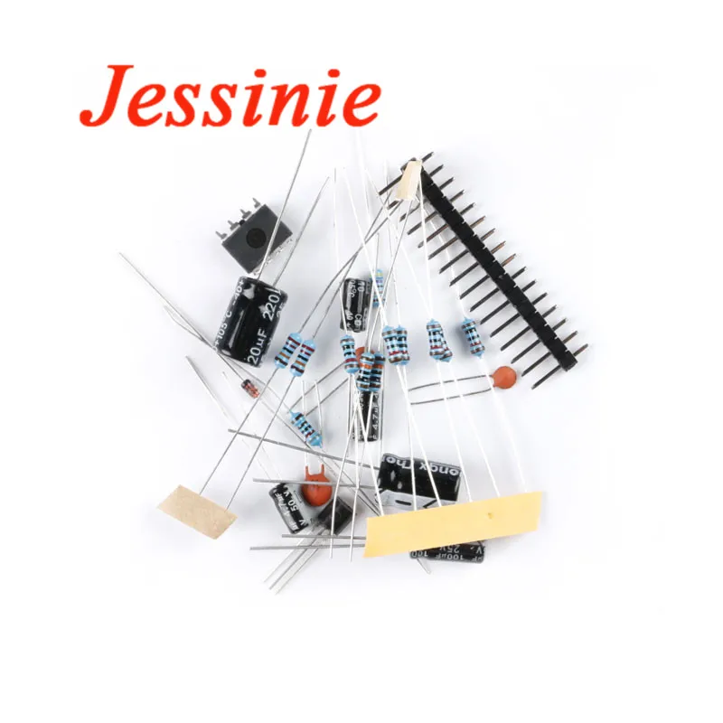 Kit electrónico de bricolaje, circuito amplificador operativo clásico, placa Experimental, piezas de amplificador OP, Suite de entrenamiento de enseñanza integrada - imagen 3