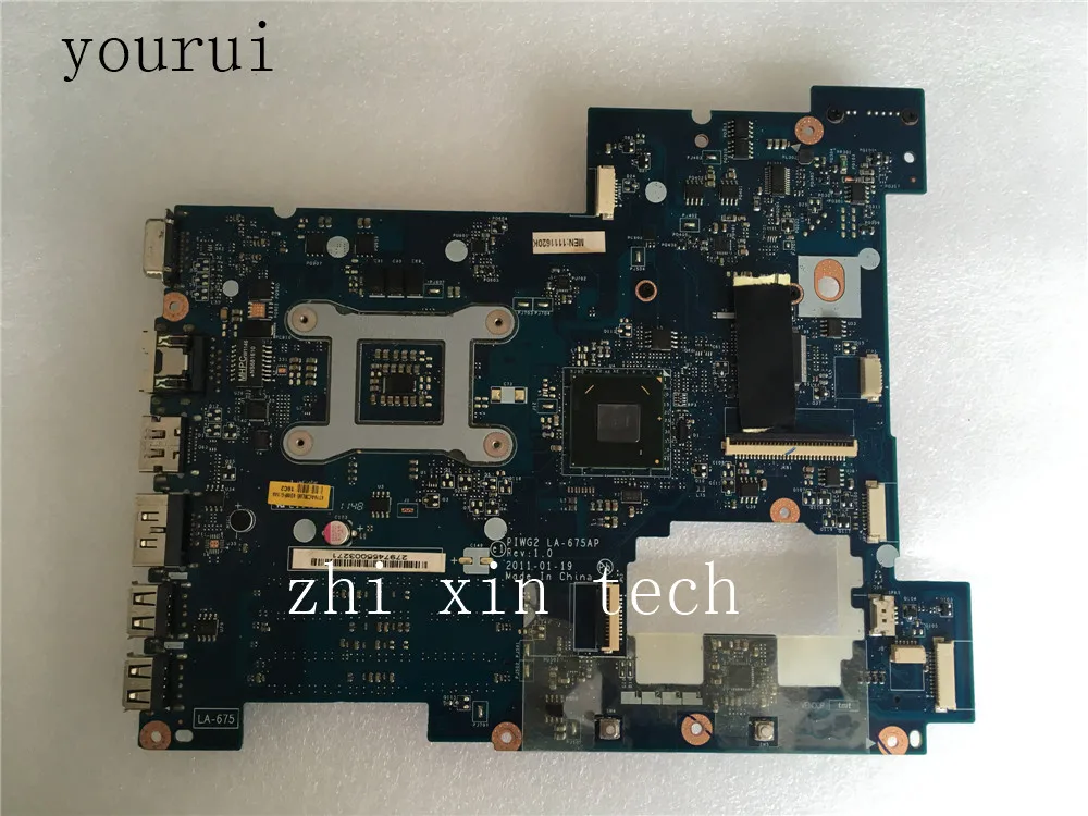 Yourui alta calidad para Lenovo G570 placa base de computadora portátil DDR3 PIWG2 LA-675AP prueba de 100% ok - imagen 3