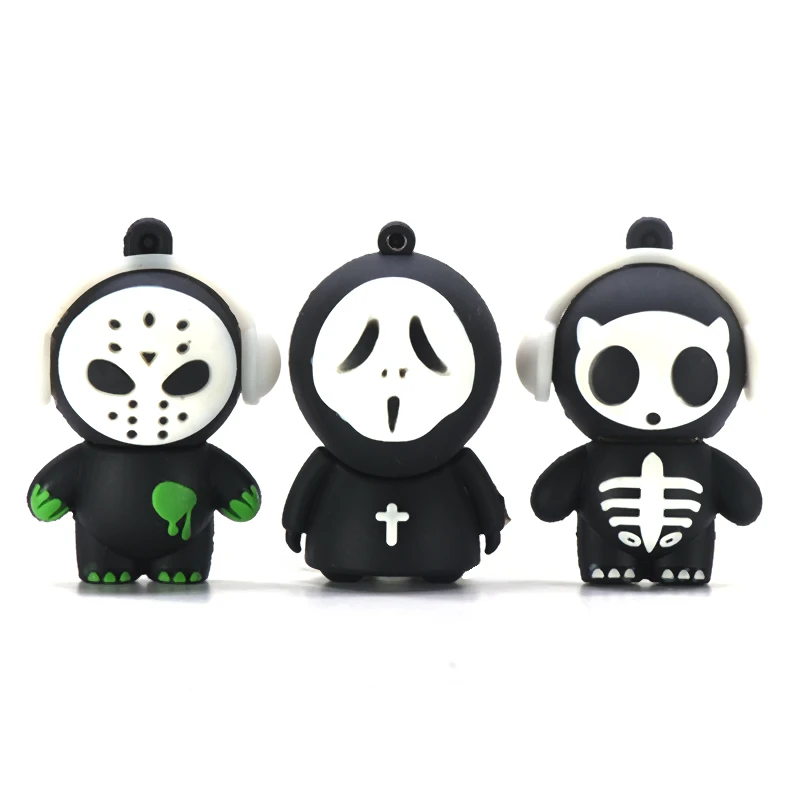 Unidad Flash Usb con música bonita y divertida, Pendrive de 4GB, 8GB, 16GB, 32GB, 64GB, 128GB, 256GB, regalo de Halloween