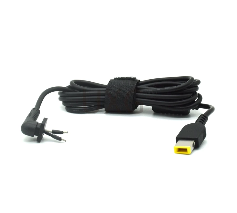 Cable conector de enchufe de punta de CC para portátil, Cable de alimentación para Lenovo Thinkpad, conector cuadrado de Yoga, cargador, adaptador de ordenador portátil, 1,5 m, 5 pies - imagen 3