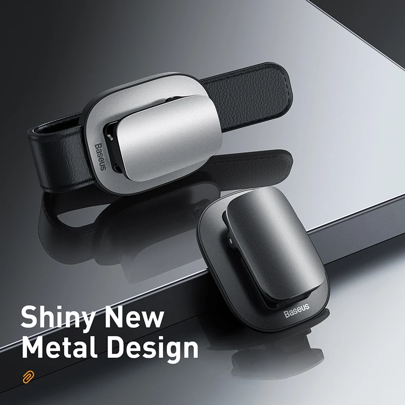 Soporte para gafas de sol de coche Baseus, Clip para gafas de sol, organizador para gafas de sol de coche, almacenamiento de gafas de sol, soporte para gafas, Estuche para gafas - imagen 3