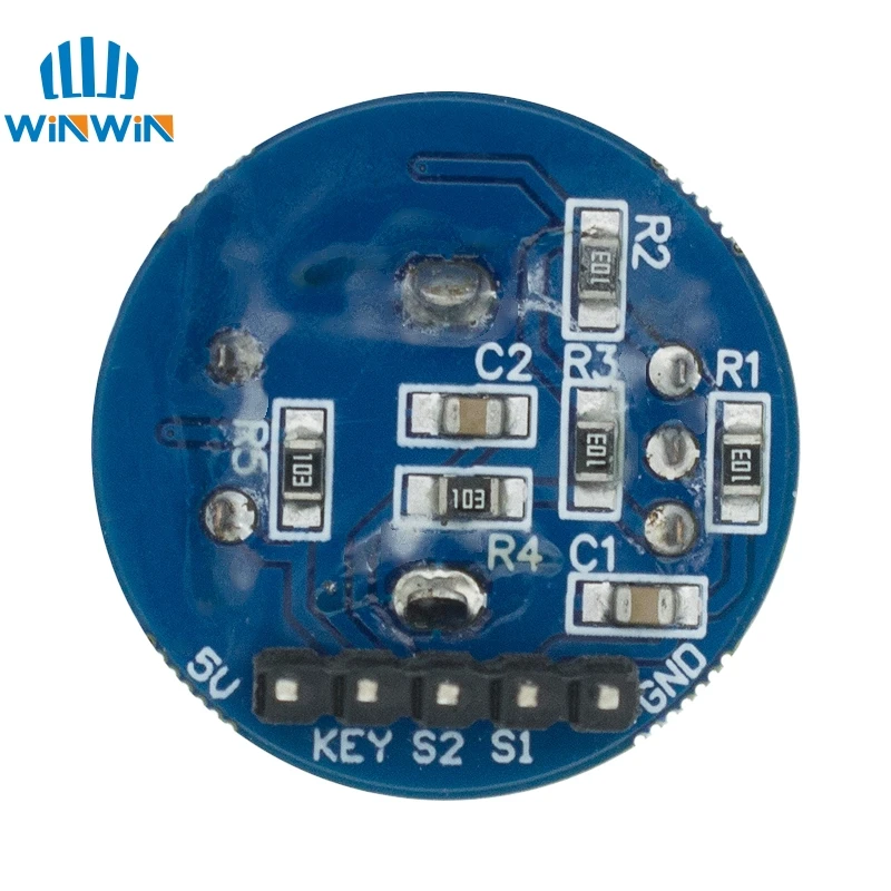 Módulo Codificador rotativo para Arduino, Sensor de ladrillo, desarrollo de Audio redondo, potenciómetro giratorio, tapa de perilla EC11 - imagen 3
