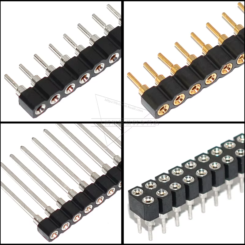Pin Header SMD 2.54mm Doble Fila Macho - imagen 3