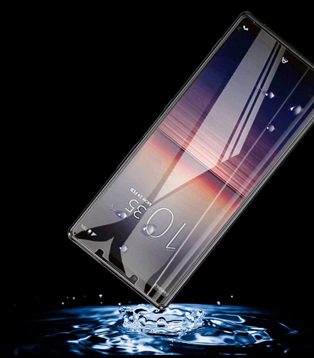 Vidrio Protector completo para Sony Xperia 10 III, Protector de pantalla en Xperia10 Xperia 1 V 5 II 10 IV Xperia1 Xperia5 9H, película templada - imagen 4