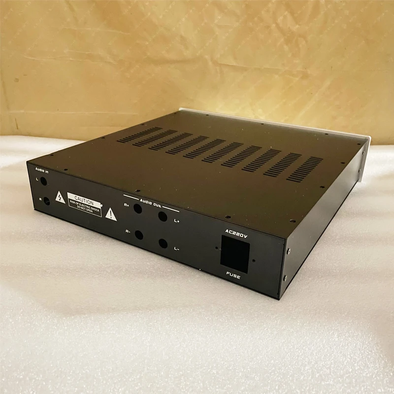 320*70*326MM A3207 chasis de panel de aluminio chasis amplificador de potencia caja de poste frontal chasis de gabinete de panel de aluminio - imagen 4