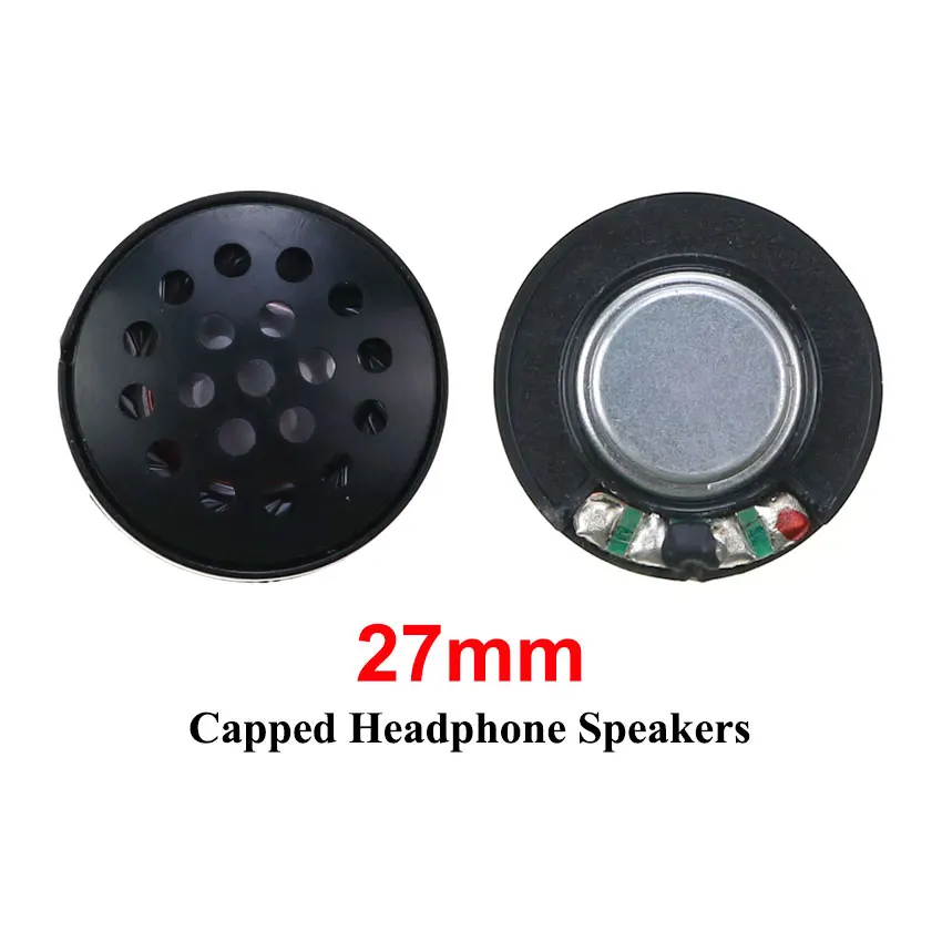 2 uds 27mm 30mm 40mm 50mm auriculares altavoz controlador Hifi Bluetooth negro/blanco magnético de alta gama auriculares Diy reparación de altavoces - imagen 3