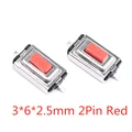 3X6X2.5mm 2Pin Red