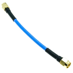 Cable Coaxial SMA Macho a Macho RG405 50Ω Azul