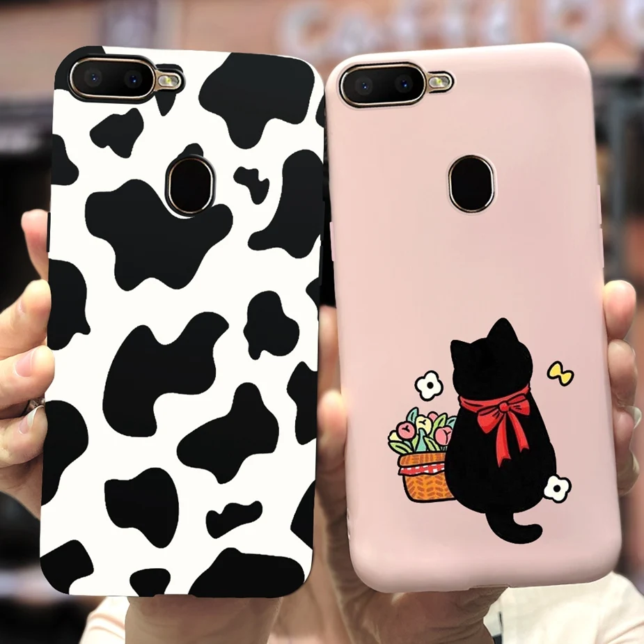 Funda de dibujos animados para Oppo A12 CPH2083, carcasa pintada en caramelo para Oppo A12 A 12, Fundas de teléfono OppoA12 de 6,22 pulgadas, Fundas blandas con parachoques - imagen 2