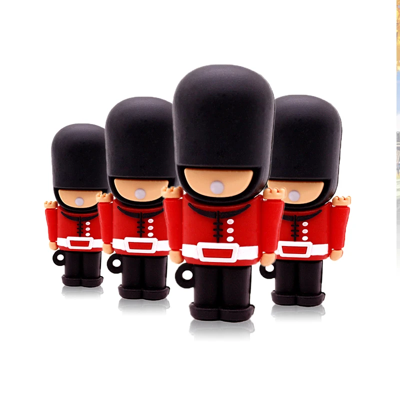 Pendrive Bolígrafo Diseño Guardia Británico – USB 2.0 - imagen 4