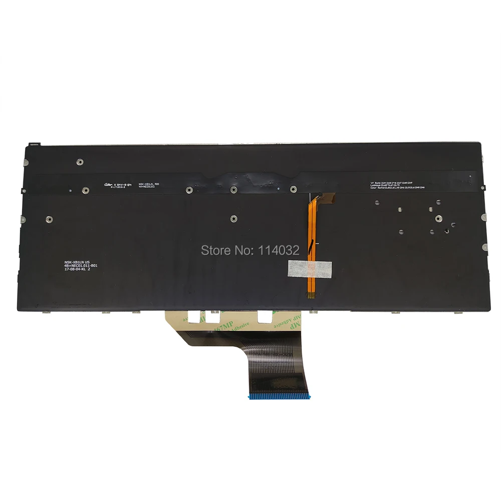 Teclado retroiluminado para ordenador portátil, accesorio para HP Spectre X360 13W 13-AW AE000 13-AC 13-W030 W010 13-ad000 13-ad 9z. Necbq.20e - imagen 4