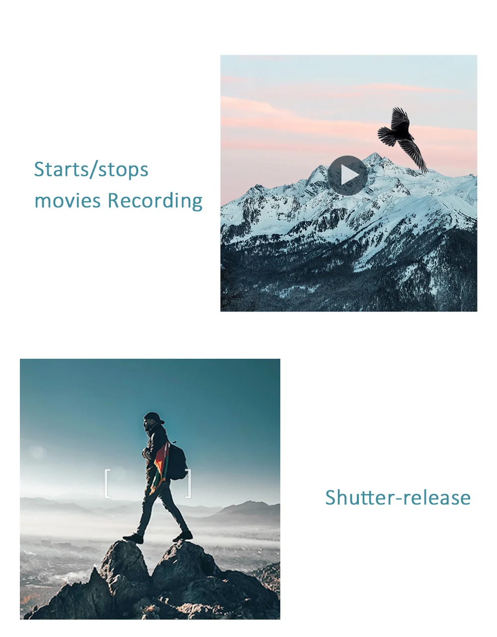 AODELAN ML-L7A Disparador Inalámbrico para Nikon Z30, Z6 II, Z7 II, Z fc, P1000, P950, Z50, B600, A1000 Reemplazar Nikon ML-L7 - imagen 5