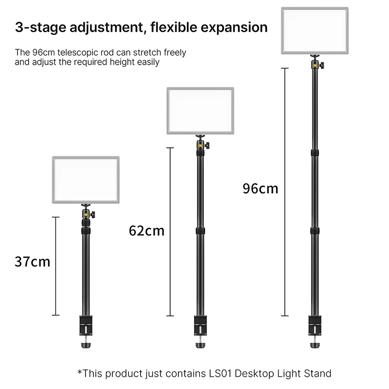 VIJIM LS01 Soporte Brazo Flexible para Luz LED de Escritorio - imagen 3
