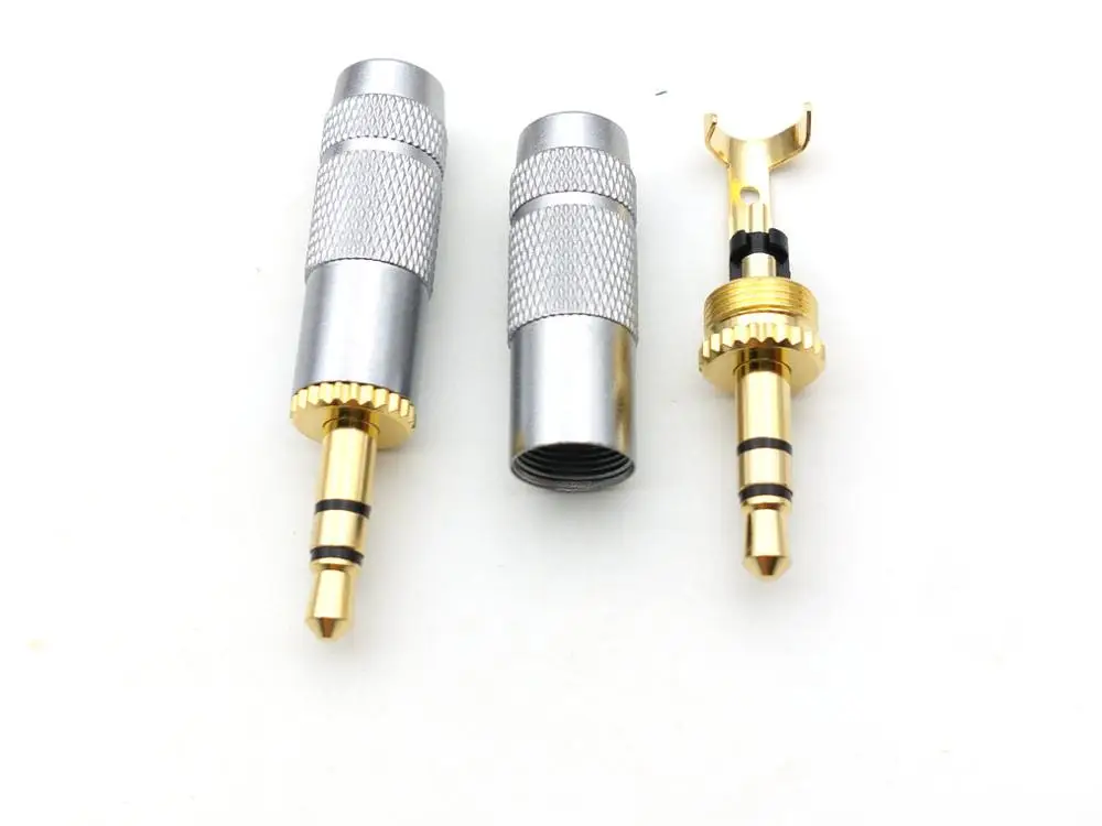 Cable de reparación de auriculares, Conector de soldadura, 1/8 ", 3,5mm, macho, 3 polos, estéreo, 20 Uds. - imagen 4