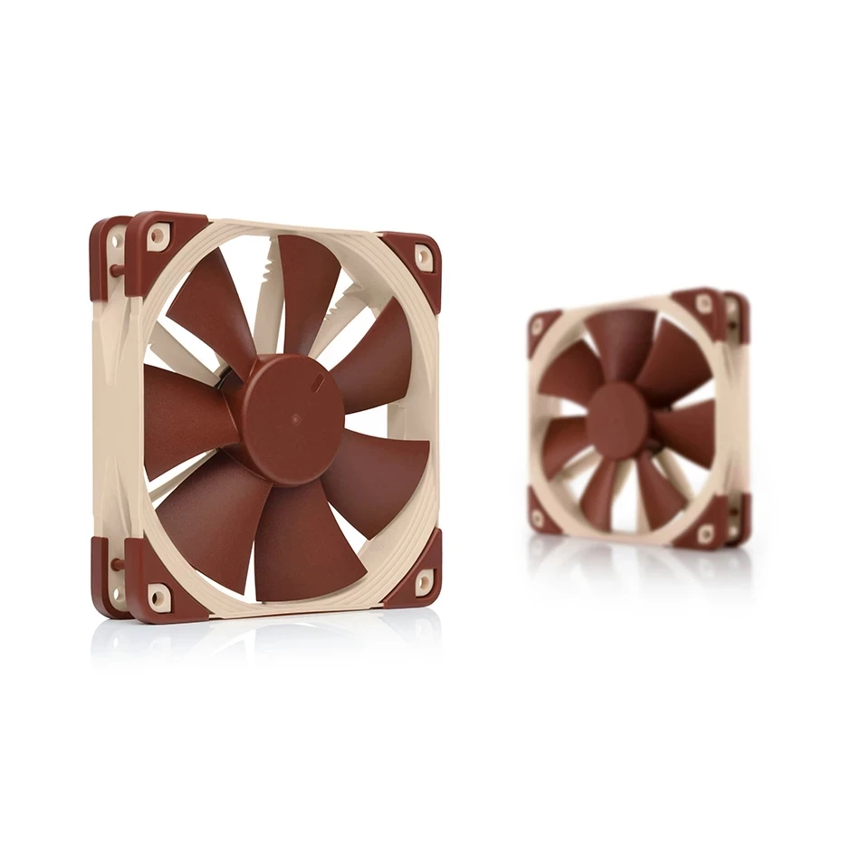 Noctua-ventilador de carcasa de ordenador de NF-F12, ventilador de chasis de refrigeración de CPU de escritorio silencioso de alta calidad, 12V PWM, 120mm - imagen 4