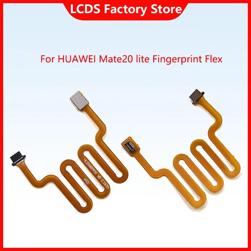 Cable flexible de huellas dactilares de calidad AAA para HUAWEI Mate20 lite, Cable flexible con Sensor de huellas dactilares para mate 20 lite