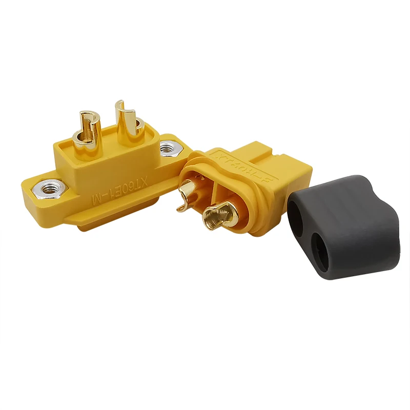 XT60E1-M-conector macho XT60H para batería Lipo RC, XT60 conector hembra, funda montable para coche, Dron FPV, 1 par