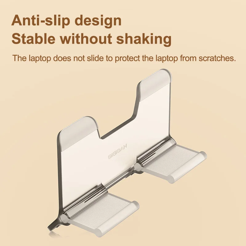 Hagibis-soporte Vertical para ordenador portátil, accesorio para MacBook Pro Air, soporte de gravedad transparente, para superficie de libro y tableta - imagen 5