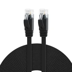 Cable Ethernet RJ45 Cat 6 Plano Gigabit y Alta Velocidad de Red