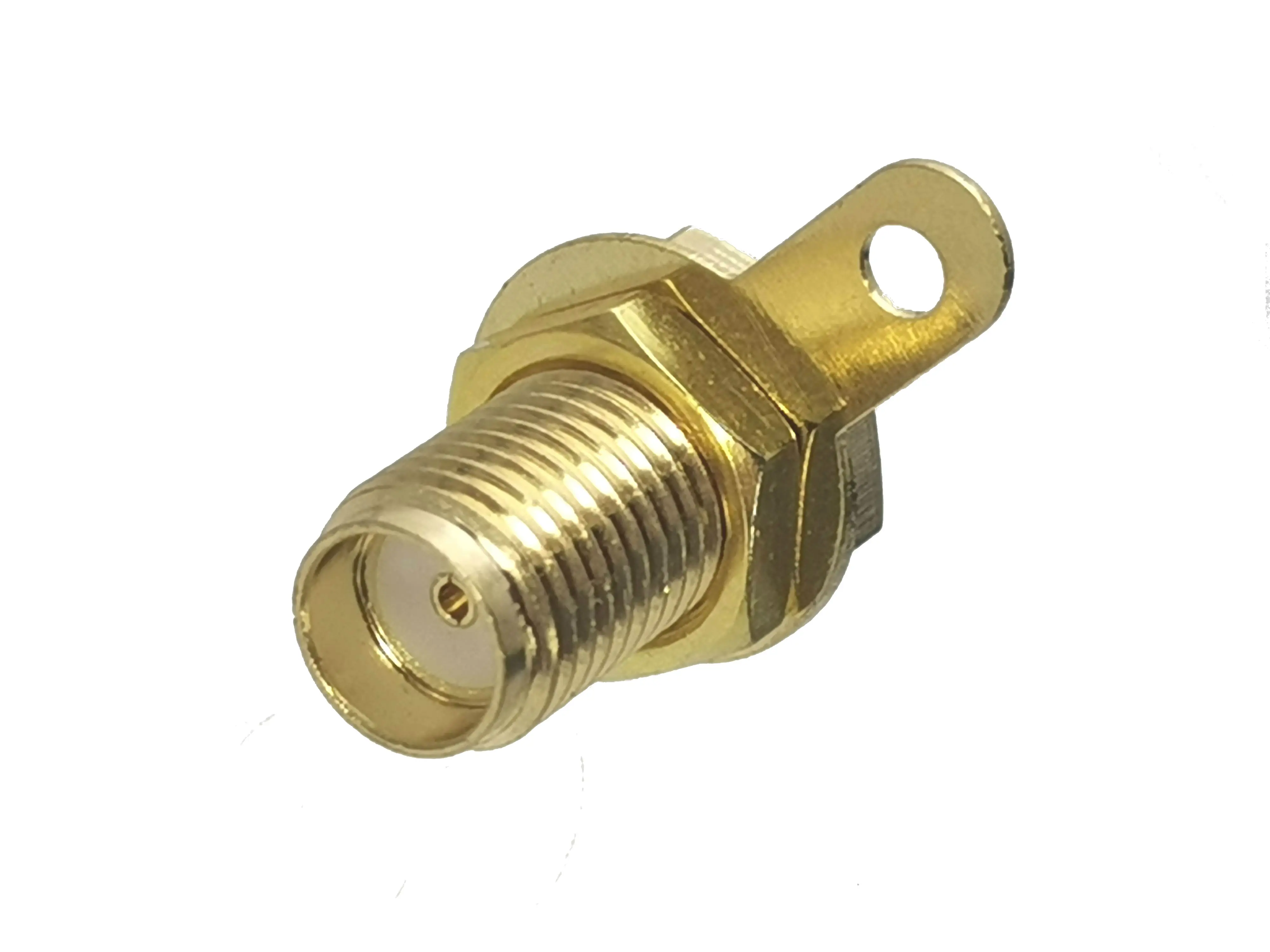 Conector SMA hembra panel PTFE – Adaptador coaxial - imagen 2