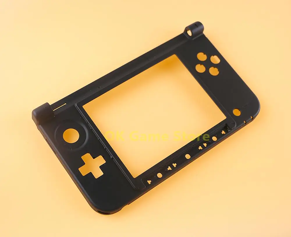 50 unids/lote marco de plástico medio de repuesto para 3DS XL 3DS LL carcasa para 3dsxl 3dsll funda negra blanca