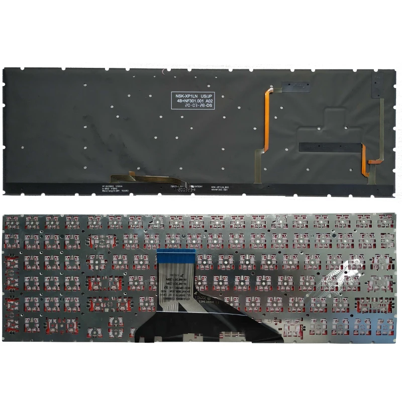 Nuevo teclado francés retroiluminado para HP 15-DH 15-DC TPN-C144 Q211 C143 OMEN 15 DC DC0003la DC005TX DC0004TX 15-DH TPN-Q211 FR - imagen 3