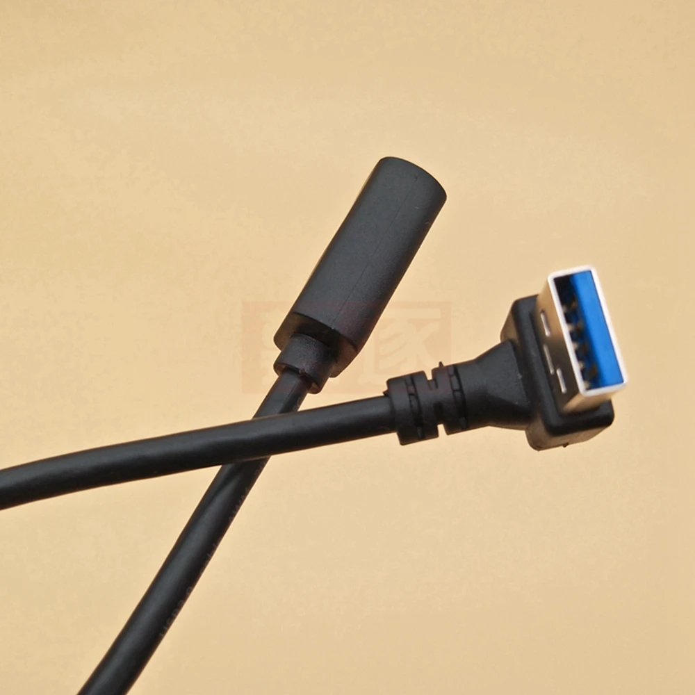 Cable USB 3,0 macho a hembra, extensor de supervelocidad de 0,3 m, macho a hembra, para ordenador, portátil y PC - imagen 3