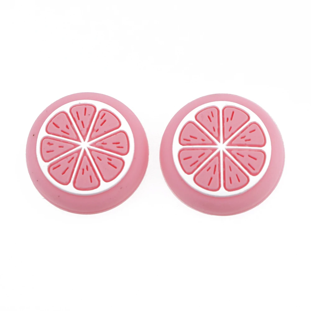 Thumbstick de silicona para Nintendo Switch, cubierta de Joystick Con tapa de agarre de fruta fresca, controlador Joy-Con, NS Lite - imagen 3