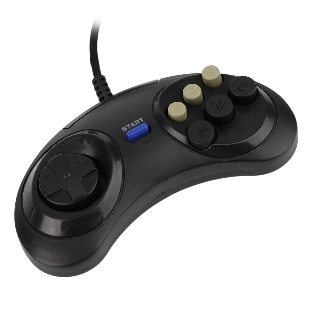 Para controlador de juego SEGA Genesis Megadrive para controlador de mango de 16 bits Gamepad de 6 botones para accesorios de juego SEGA MD - imagen 5
