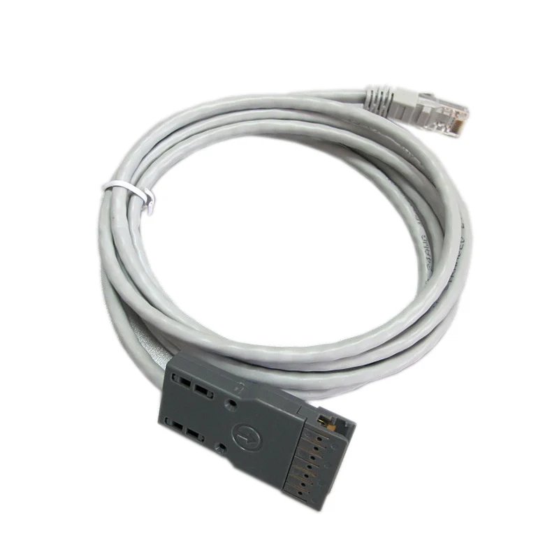 BELNET 2m 4 pares de ocho núcleos 110 conector de pico de pato conversión de cable de prueba RJ45 aplicable a 110 paneles de conexión de voz