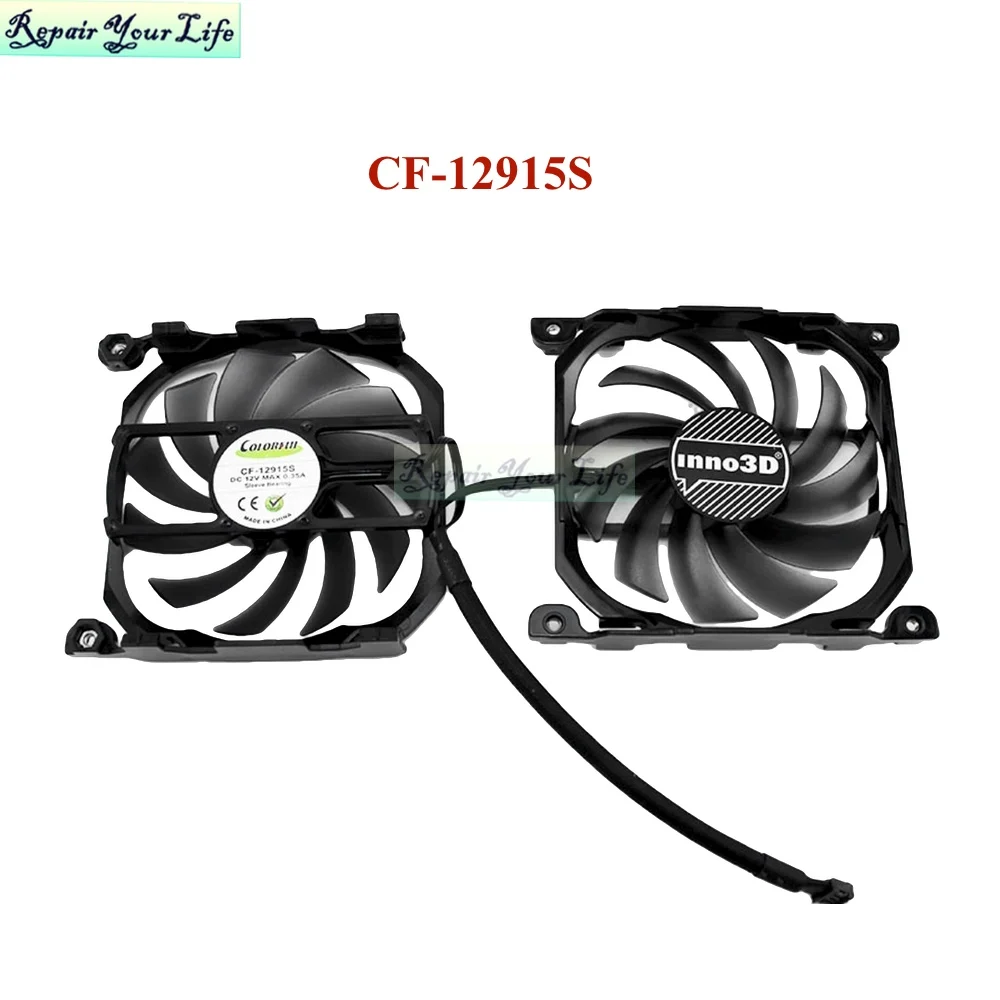 Enfriador de tarjeta gráfica CF-12915S GPU VGA para INNO3D GTX1070 GTX1080 Ti P104-100 GeForce GTX 1070Ti 1080Ti Twin X2
