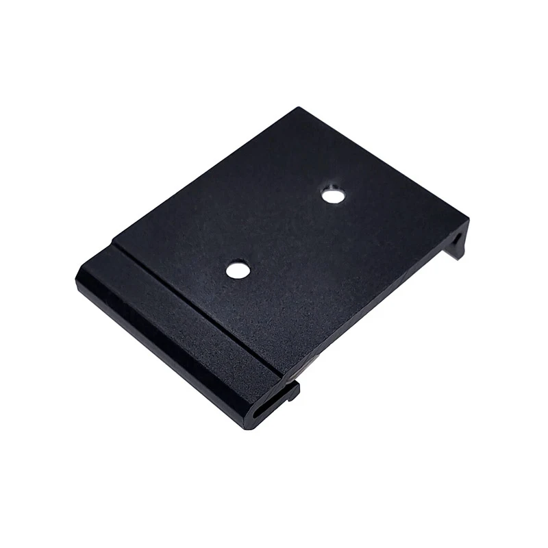 Hebilla DIN en forma de C de 25mm y 35mm, estante de fijación Simple con orificios de montaje, hebilla de carril guía, soporte de cierre deslizante de aleación de aluminio, 1 Uds. - imagen 5