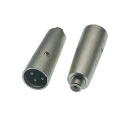 Adaptador XLR Macho a RCA Hembra – Audio Profesional