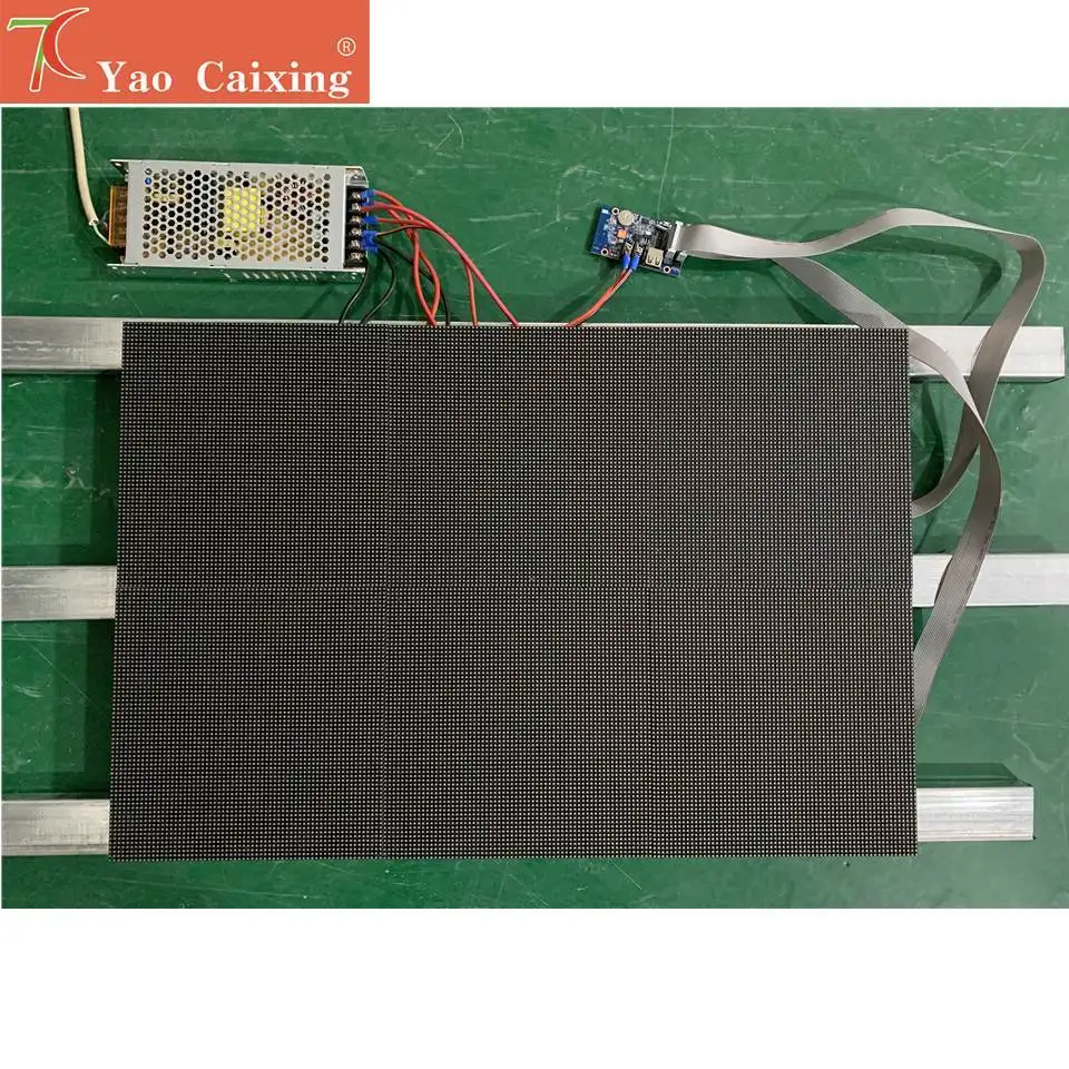 Envío Gratis 6 uds P3 paneles de interior 576x384mm WF2 Wifi controlador USB DIY tablero de textos digitales - imagen 5