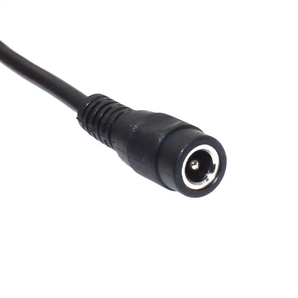 Adaptador divisor de alimentación CC, Cable de enchufe de 5,5mm x 2,1mm, 12V, para cámara CCTV, tira de luz LED, 1 hembra a 2 vías en ángulo macho - imagen 4
