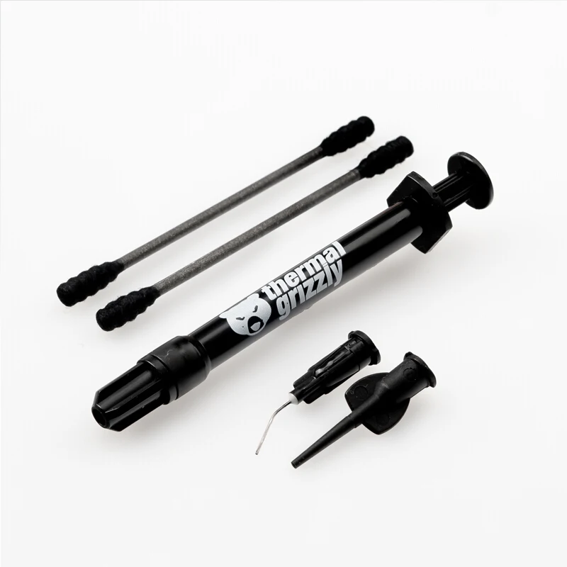 Grasa térmica térmica de Metal líquido Grizzly Conductonaut para CPU GPU tarjeta gráfica conductividad térmica 73 W/MK pasta térmica - imagen 5