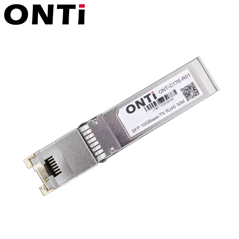 ONTi SFP+ 10G RJ45 Cobre – Módulo Transceptor para Cisco y MikroTik