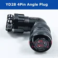 YD28 4P AnglePlug